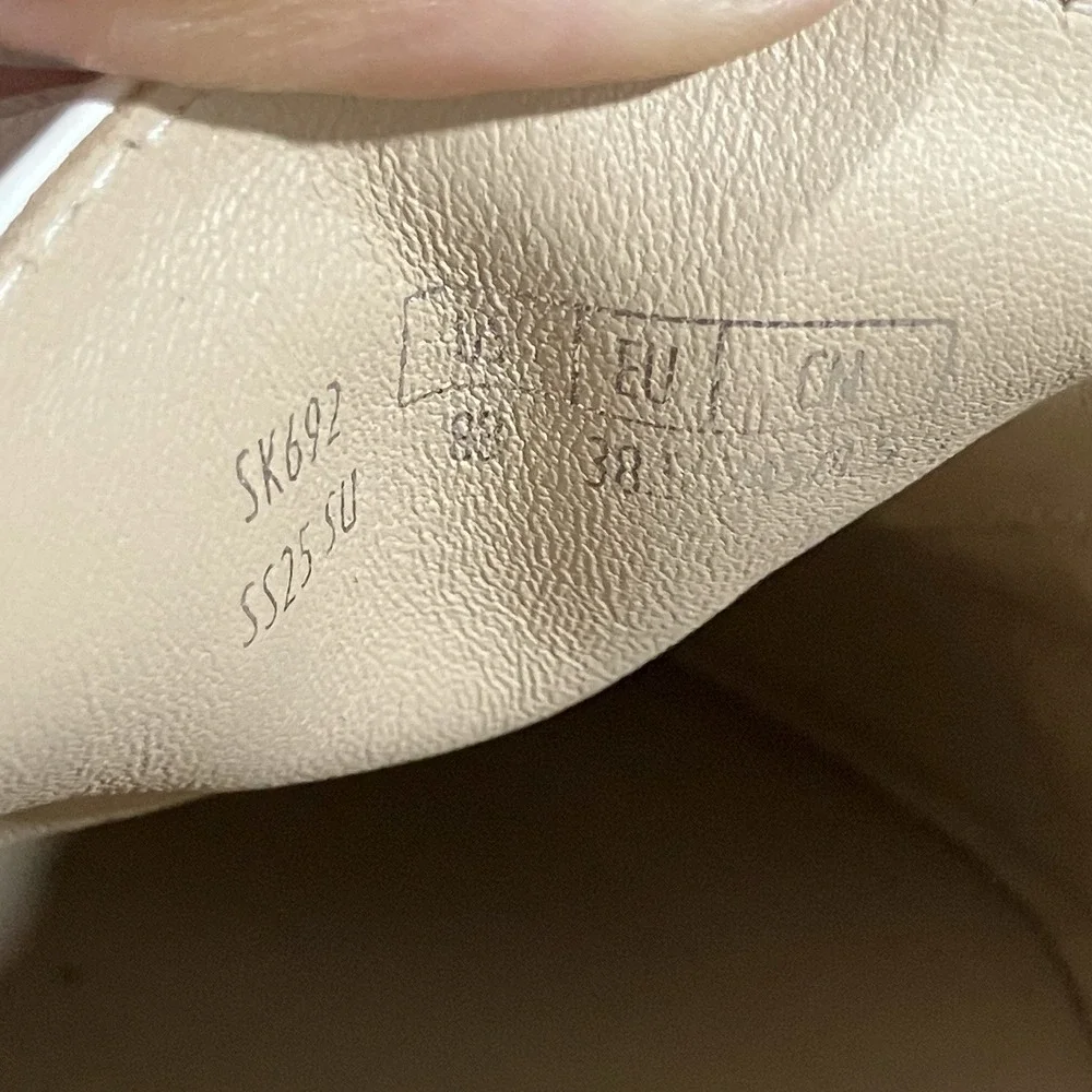 Stuart Weitzman White Leather Boat Shoes Womens Size EU 38 US 8 Made Spain